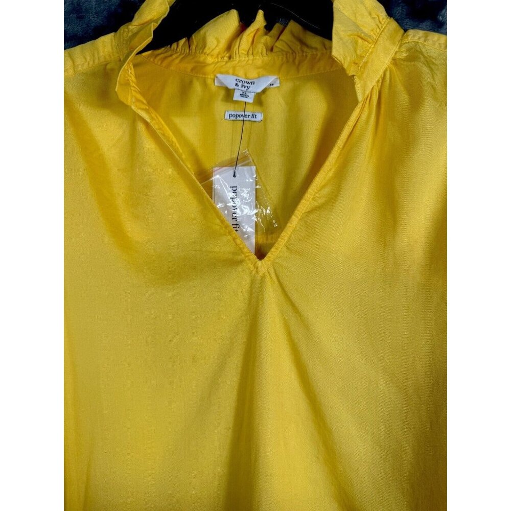 Crown & Ivy Womens Blouse Popover Fit Top Size XLarge New Shirt Price $59.50 - Picture 6 of 16